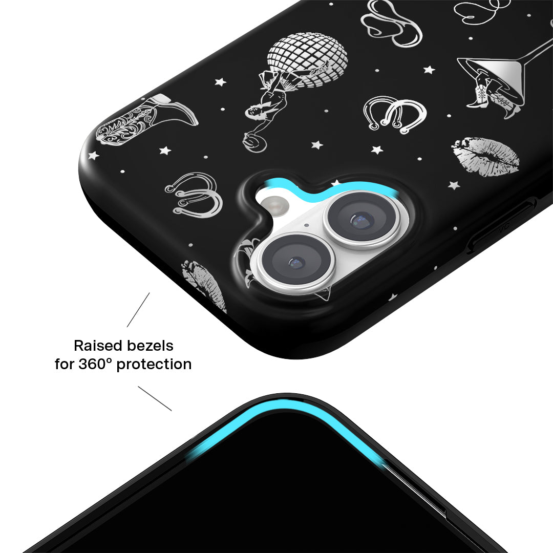 Disco Cowgirl iPhone Case – Trendy Protective Phone Cover