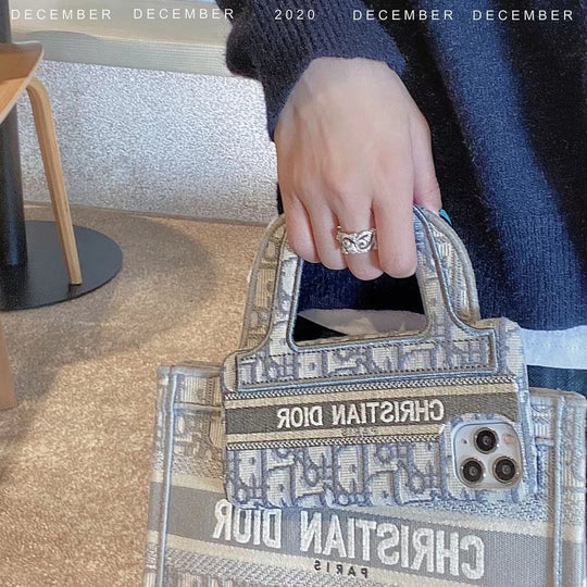 Lady Luxury iPhone Case with Handbag