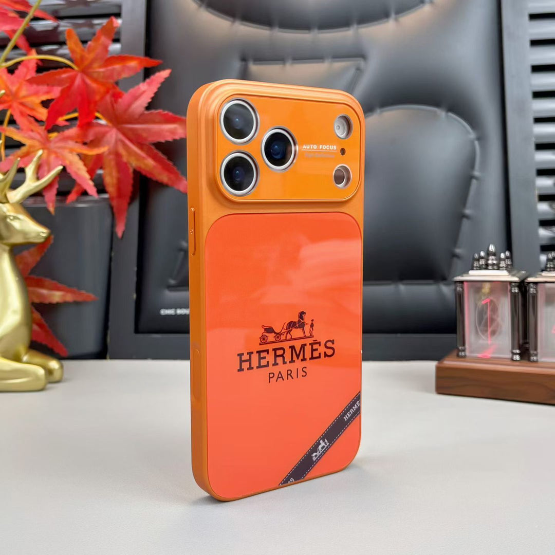 Premium H Glass Case For iPhone 17 / 16 / 15 / 14