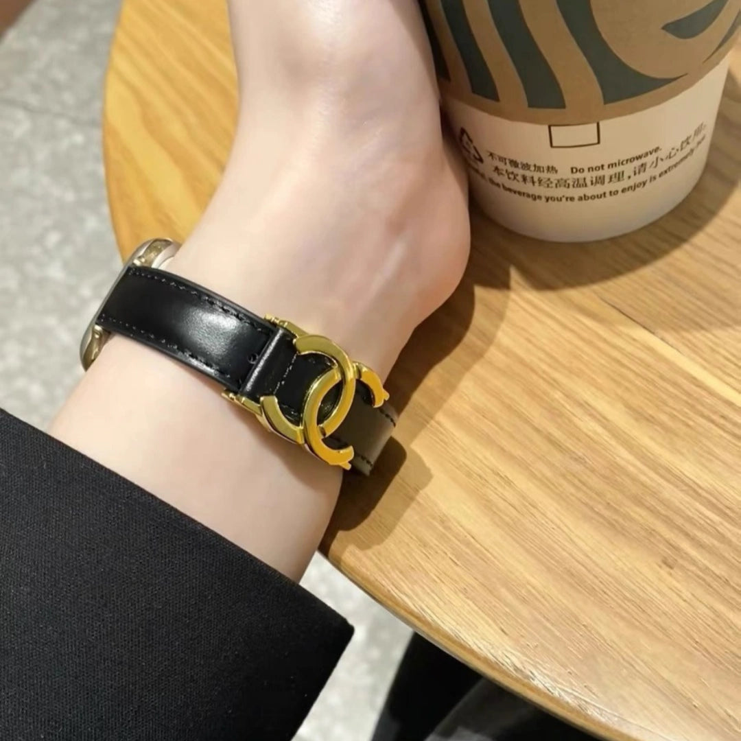 Double C Designer Apple Watch Band Strap