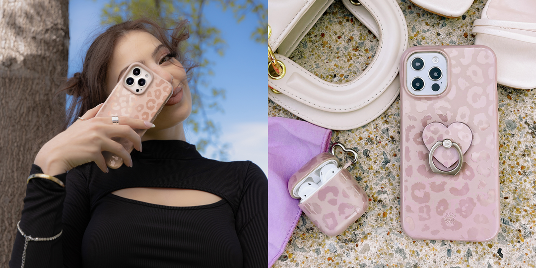 Nude Leopard iPhone Case – Trendy Protective Phone Cover