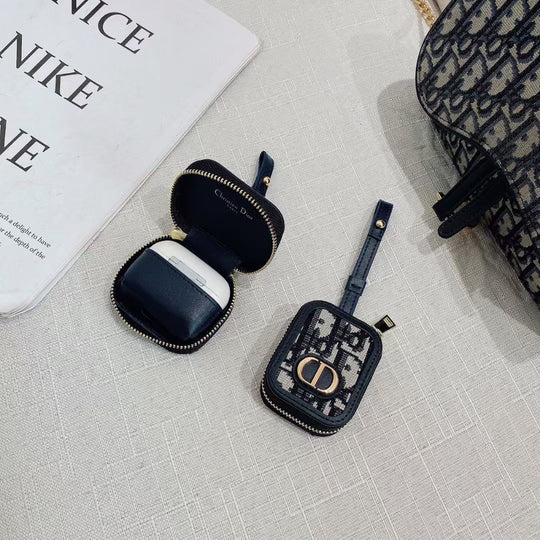 Luxury Monogram AirPods Case – Stylish & Protective Design