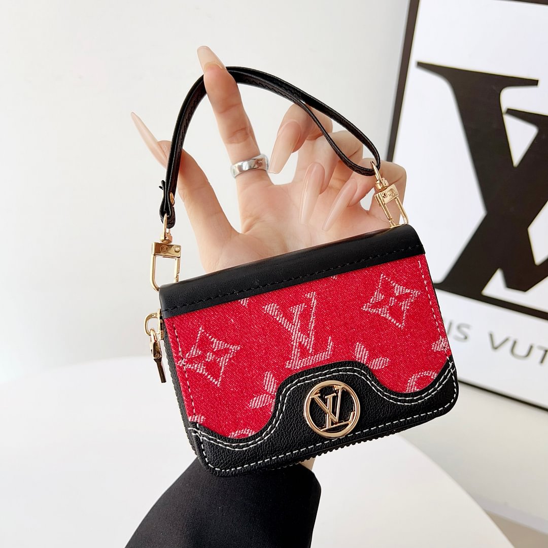 Mini Handbag Zip Wallet Card Holder Leather Coin Purse