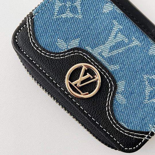 Mini Handbag Zip Wallet Card Holder Leather Coin Purse
