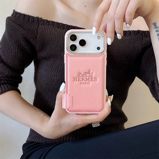Luxury Leather Case For iPhone 17 / 16 / 15 / 14