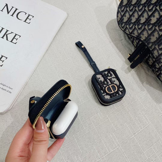 Luxury Monogram AirPods Case – Stylish & Protective Design
