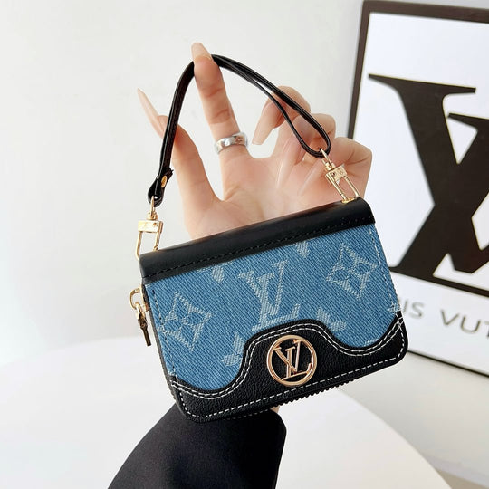 Mini Handbag Zip Wallet Card Holder Leather Coin Purse