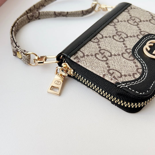 Mini Handbag Zip Wallet Card Holder Leather Coin Purse