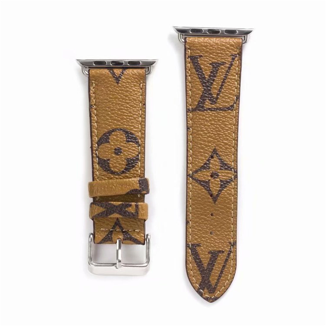 Brown Luxury Classic Strap For Apple Watch