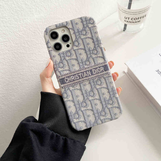 Designer Elegant Canvas Monogram Lady Phone Case