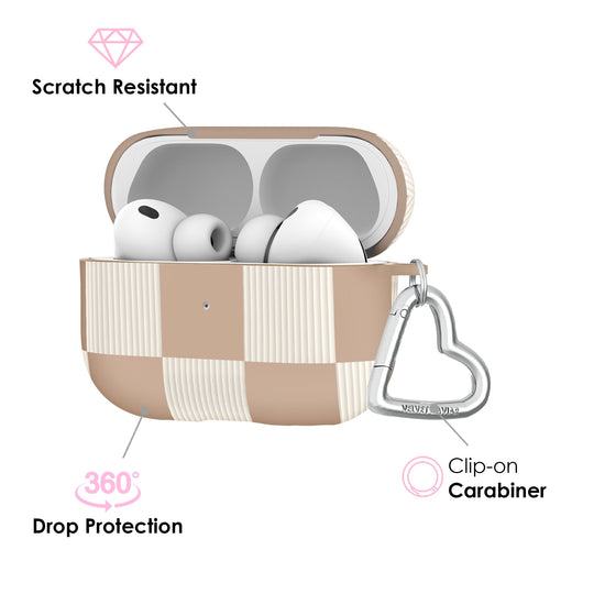 Nude Vibe Checker AirPods Case – Cute Protective Cover