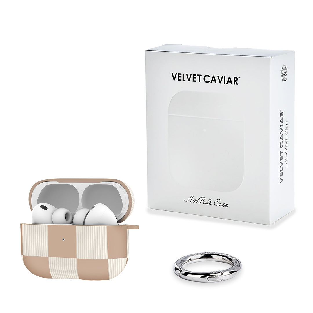 Nude Vibe Checker AirPods Case – Cute Protective Cover