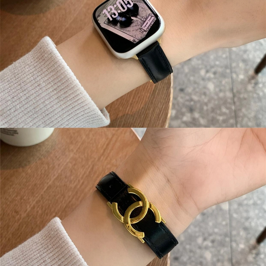 Double C Designer Apple Watch Band Strap