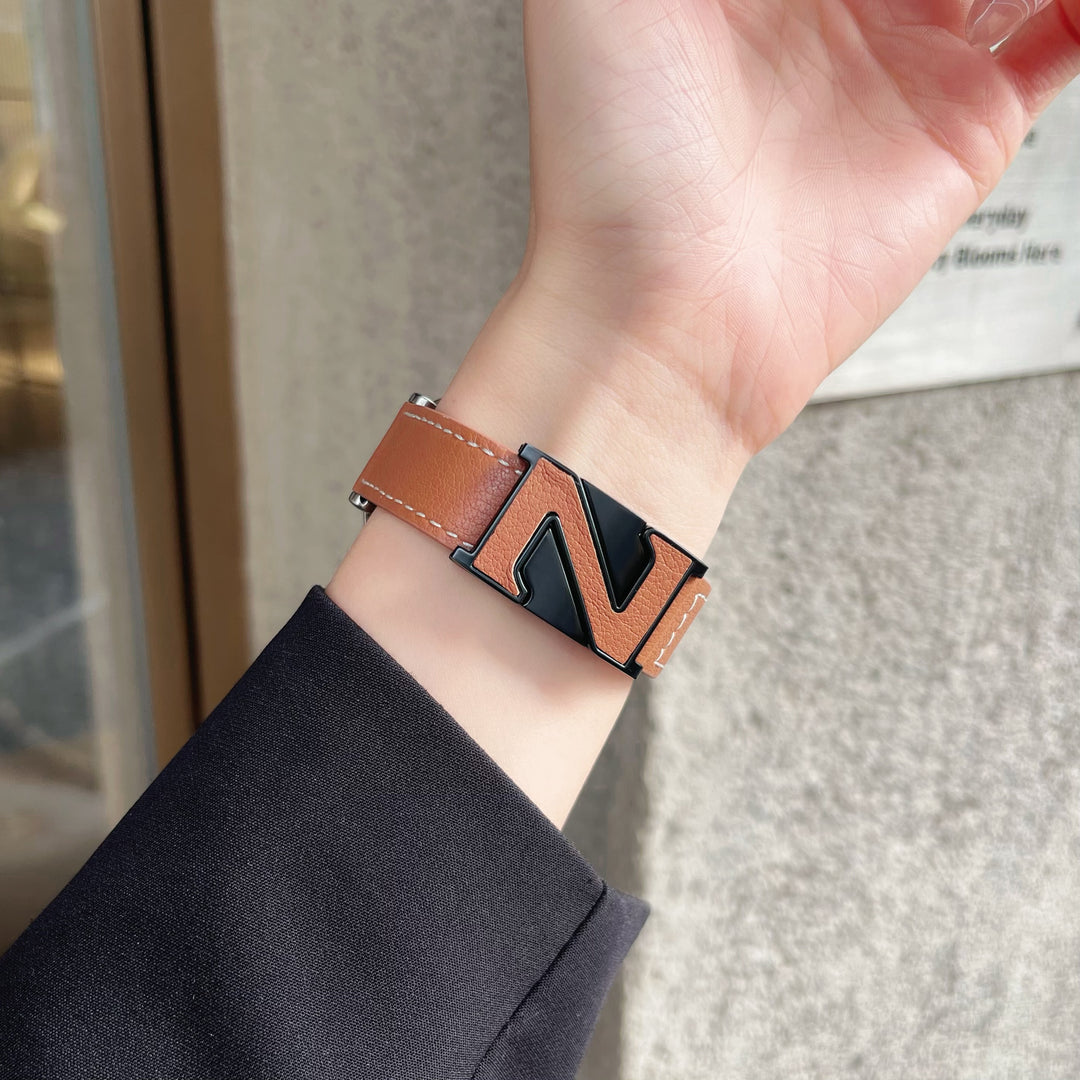 Z-Shaped Leather Strap