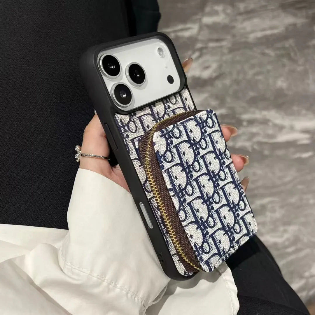 Premium Phone Case With Zipper Card Holder