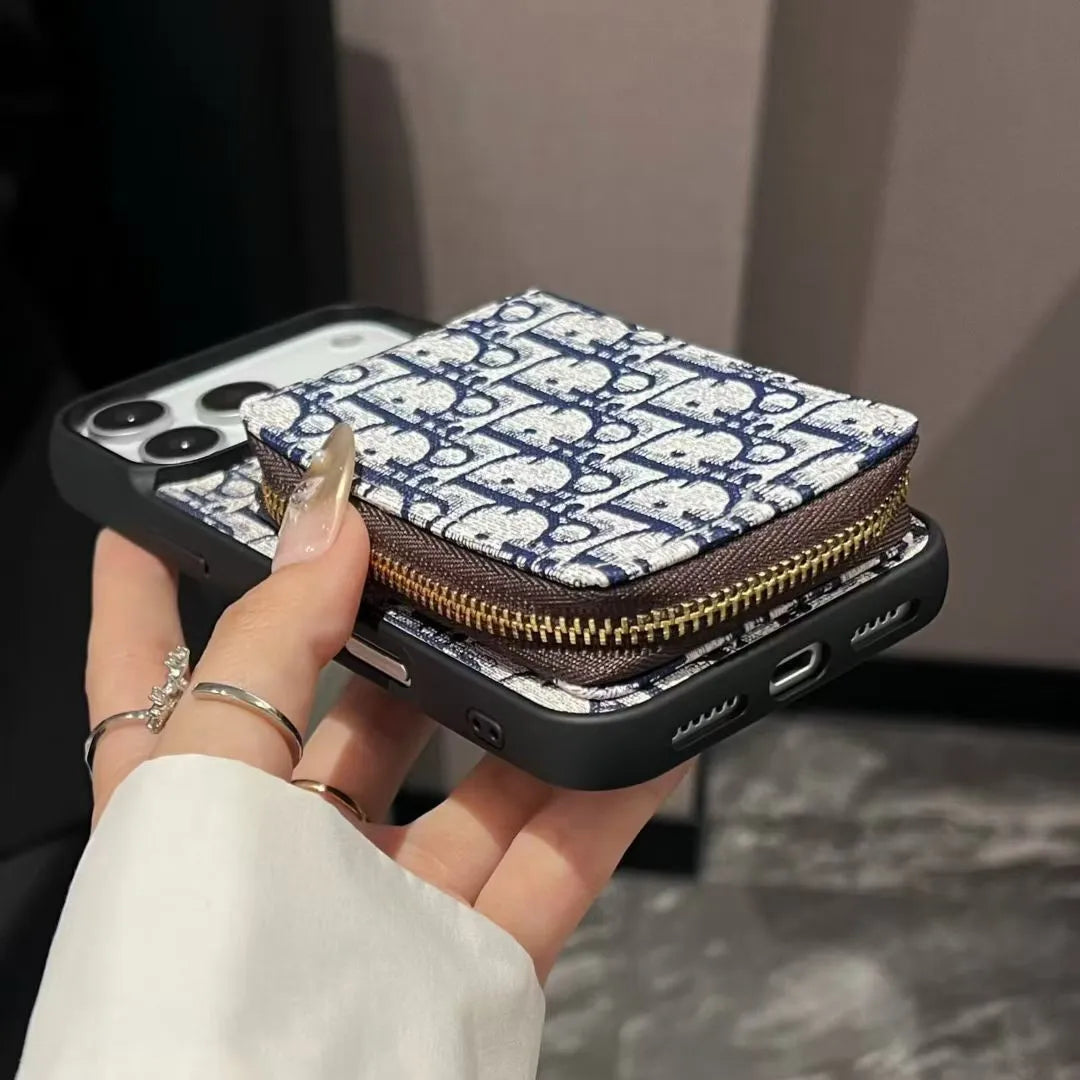 Premium Phone Case With Zipper Card Holder