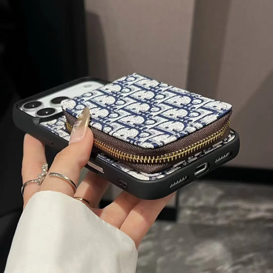 Premium Phone Case With Zipper Card Holder