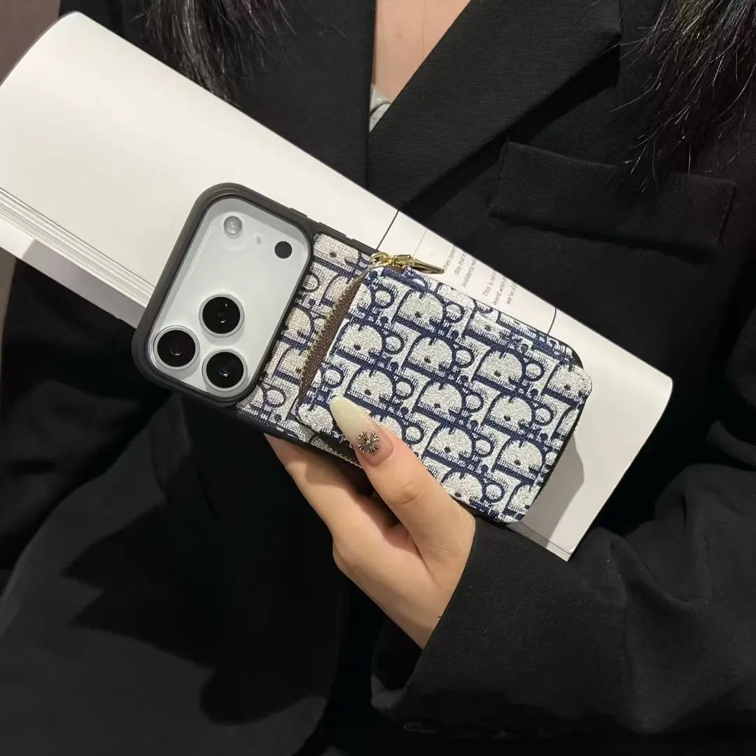Premium Phone Case With Zipper Card Holder