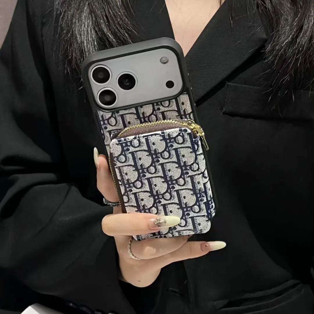 Premium Phone Case With Zipper Card Holder