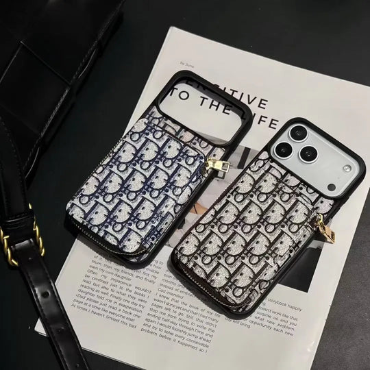 Premium Phone Case With Zipper Card Holder