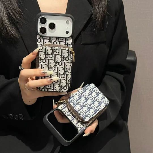 Premium Phone Case With Zipper Card Holder