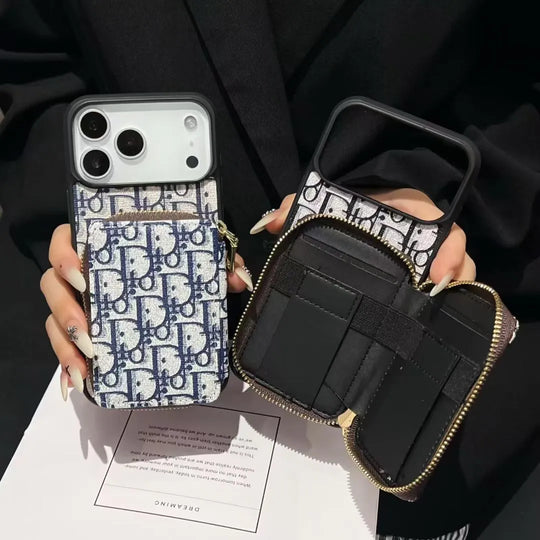 Premium Phone Case With Zipper Card Holder