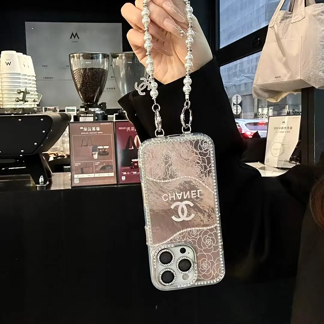 Inspired Woman Designer Phone Case With wrist strap