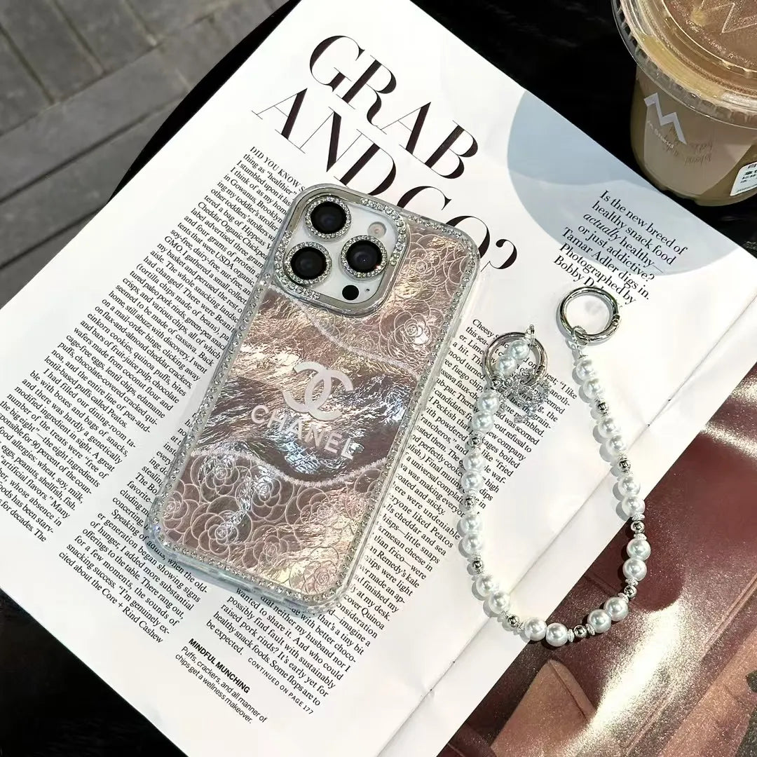 Inspired Woman Designer Phone Case With wrist strap