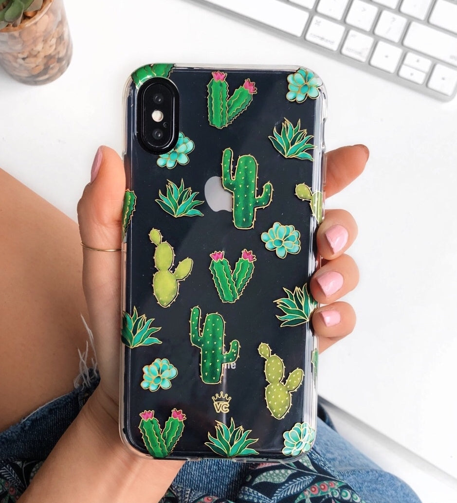 Cactus iPhone Case – Luxury Aesthetic Phone Cover
