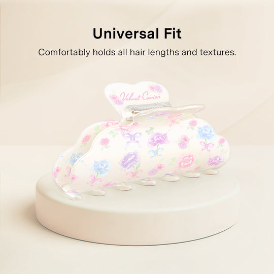 Angelic Floral Hair Clip – Aesthetic Hair Accessory