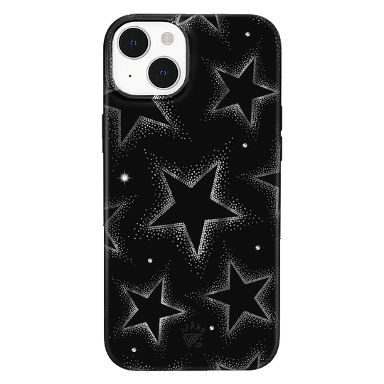 Crystal Chrome Stars iPhone Case – Cute Aesthetic Phone Cover