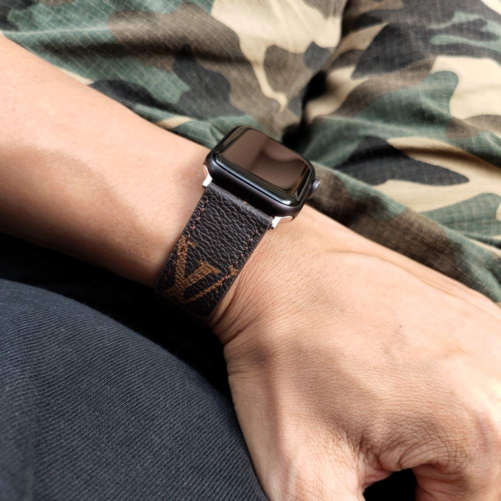 Designer Brown Luxury Classic Strap For Apple Watch