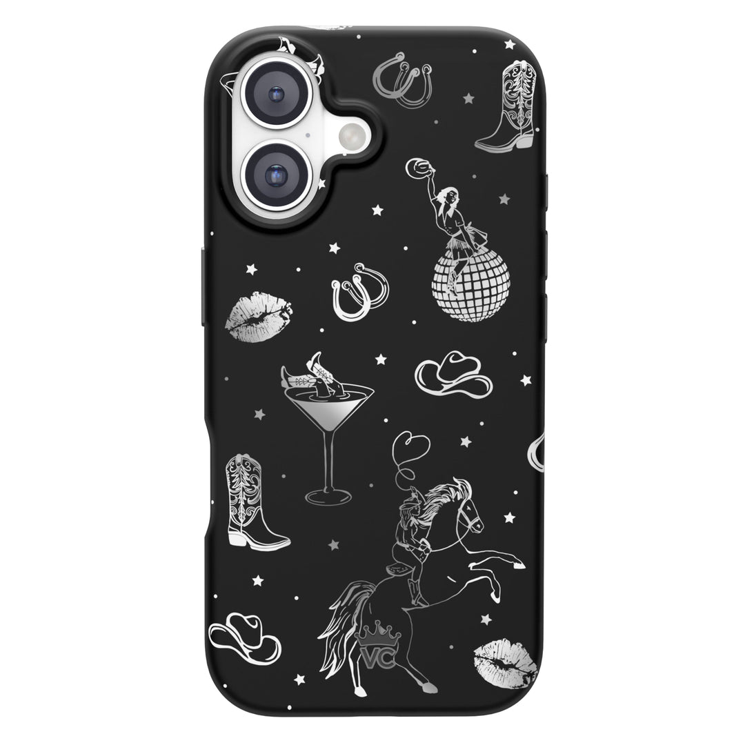 Disco Cowgirl iPhone Case – Trendy Protective Phone Cover