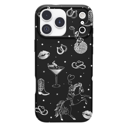 Disco Cowgirl iPhone Case – Trendy Protective Phone Cover