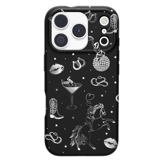Disco Cowgirl iPhone Case – Trendy Protective Phone Cover