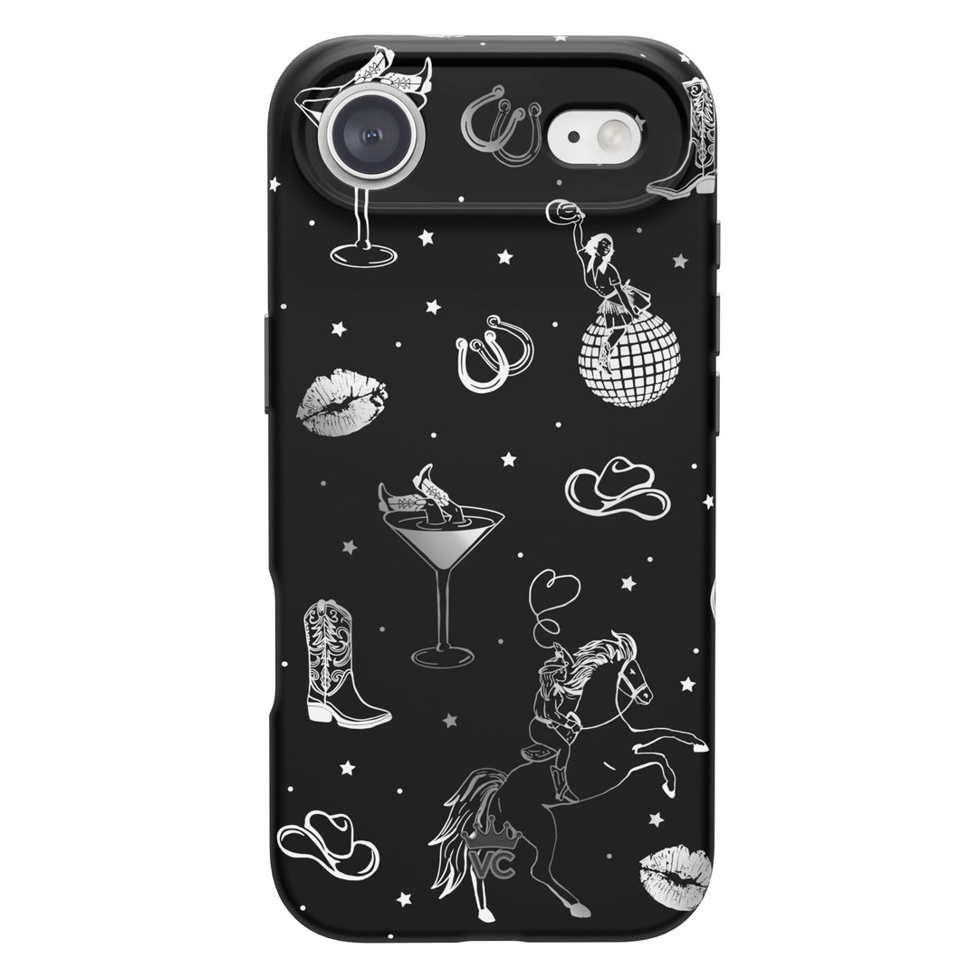 Disco Cowgirl iPhone Case – Trendy Protective Phone Cover