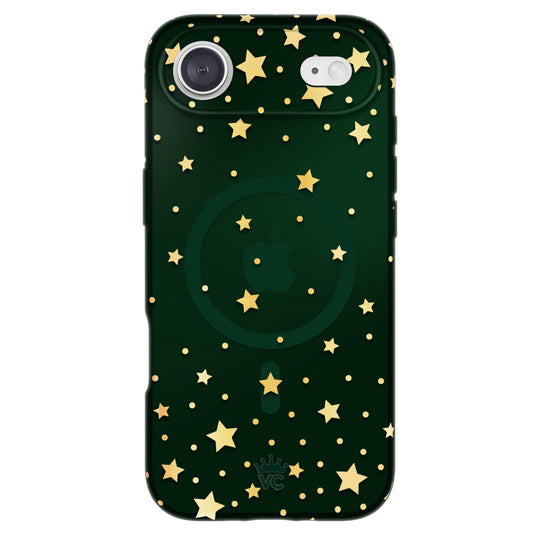 Evergreen Stars iPhone Case – Chic Designer-Style Phone Cover