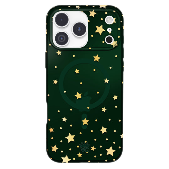 Evergreen Stars iPhone Case – Chic Designer-Style Phone Cover