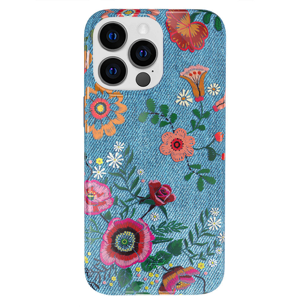 Groovy Floral iPhone Case – Luxury Aesthetic Phone Cover