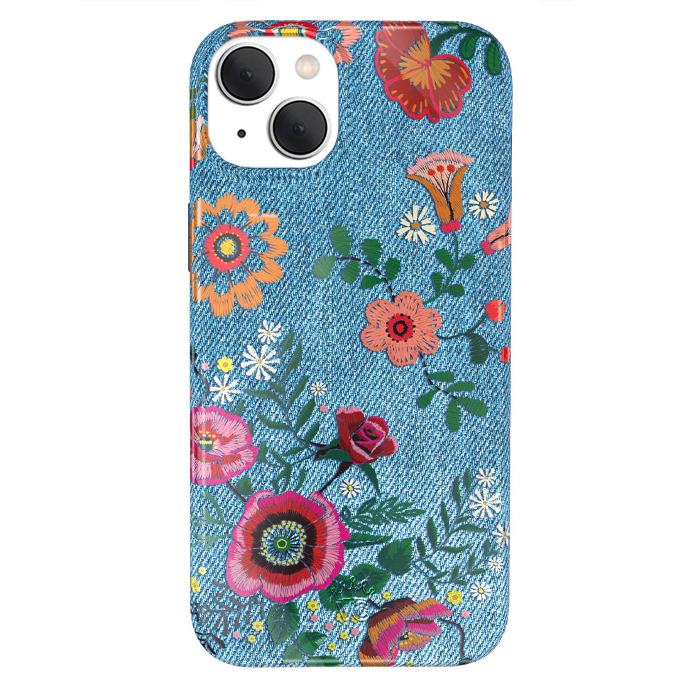 Groovy Floral iPhone Case – Luxury Aesthetic Phone Cover