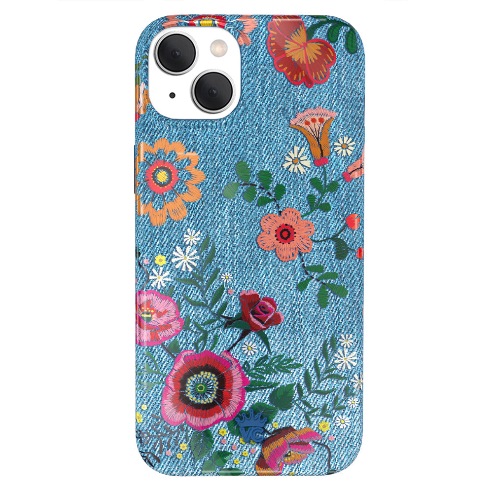 Groovy Floral iPhone Case – Luxury Aesthetic Phone Cover