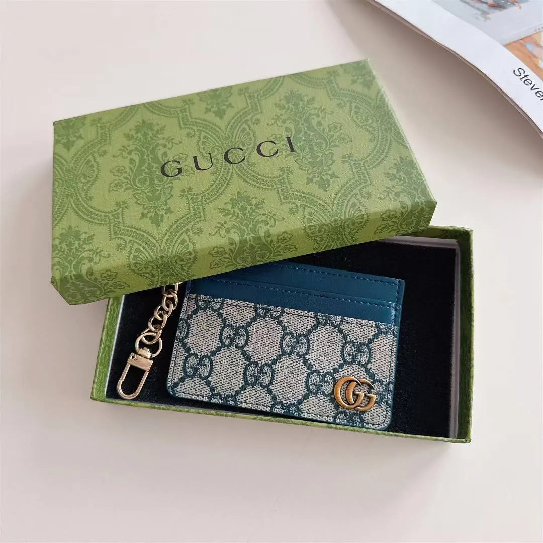Wallet Card Holder With Chain
