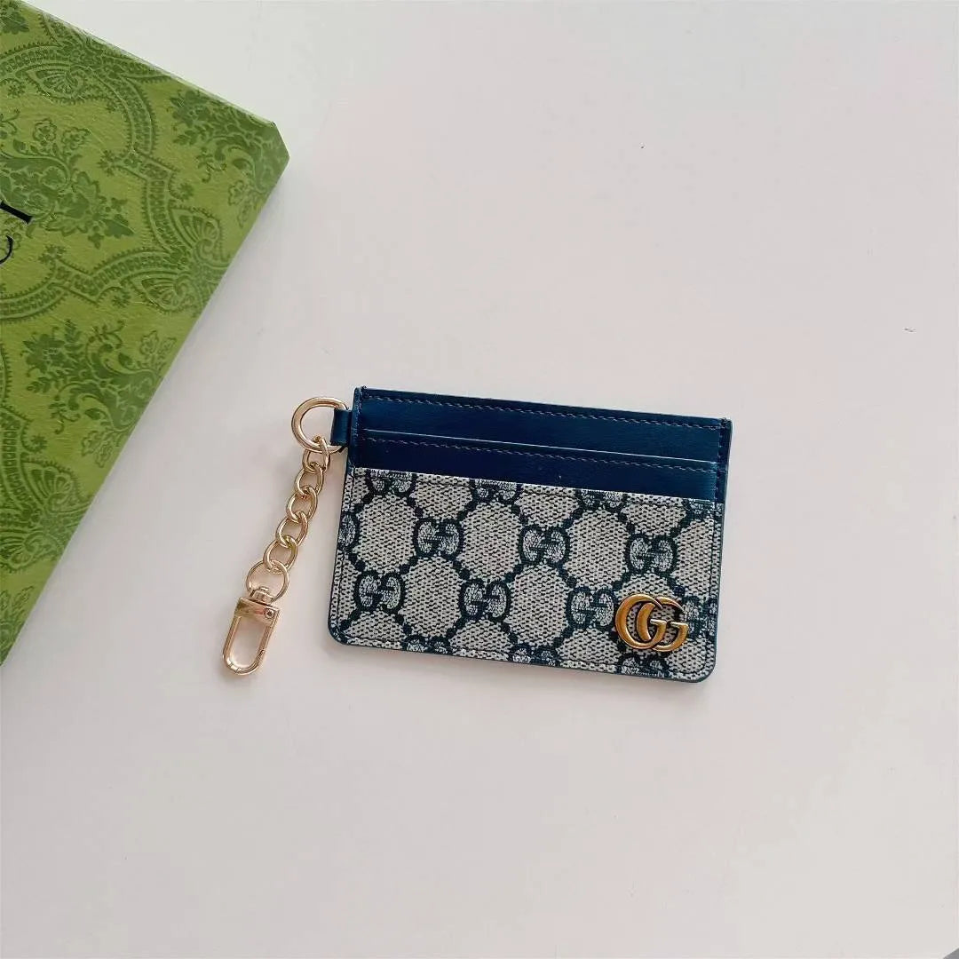 Wallet Card Holder With Chain