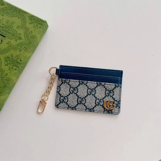 Wallet Card Holder With Chain