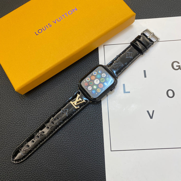 Glossy Apple Watch Strap | Luxury Floral Band