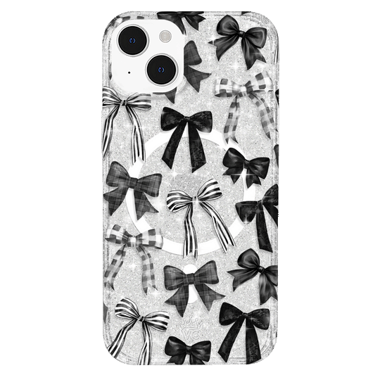 Gothic Bows iPhone Case – Trendy Protective Phone Cover