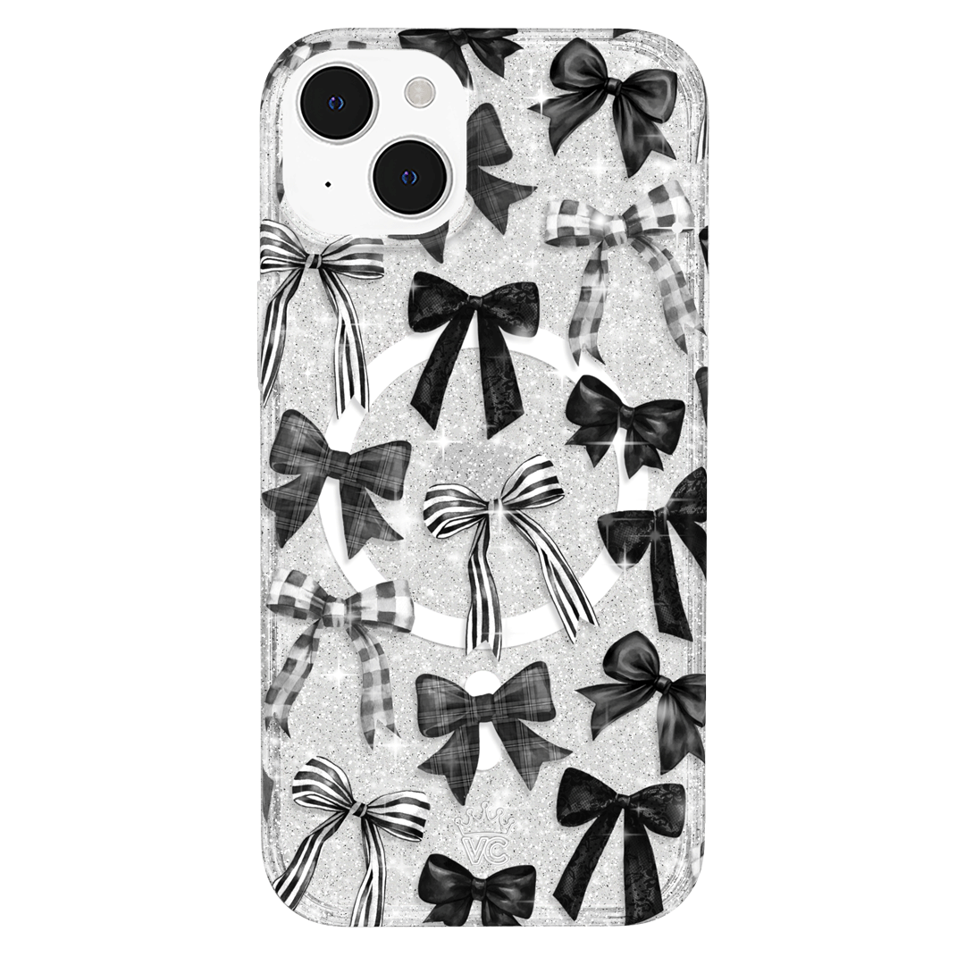 Gothic Bows iPhone Case – Trendy Protective Phone Cover