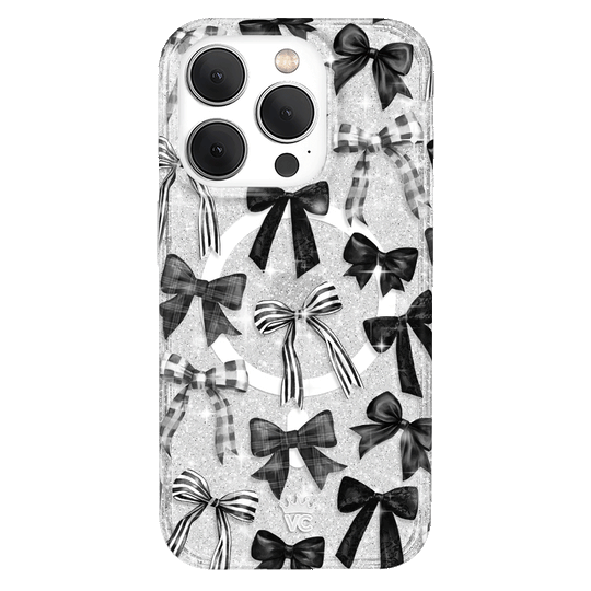 Gothic Bows iPhone Case – Trendy Protective Phone Cover