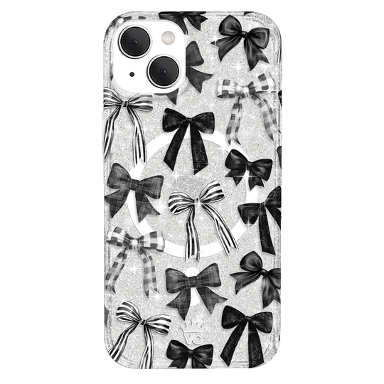 Gothic Bows iPhone Case – Trendy Protective Phone Cover