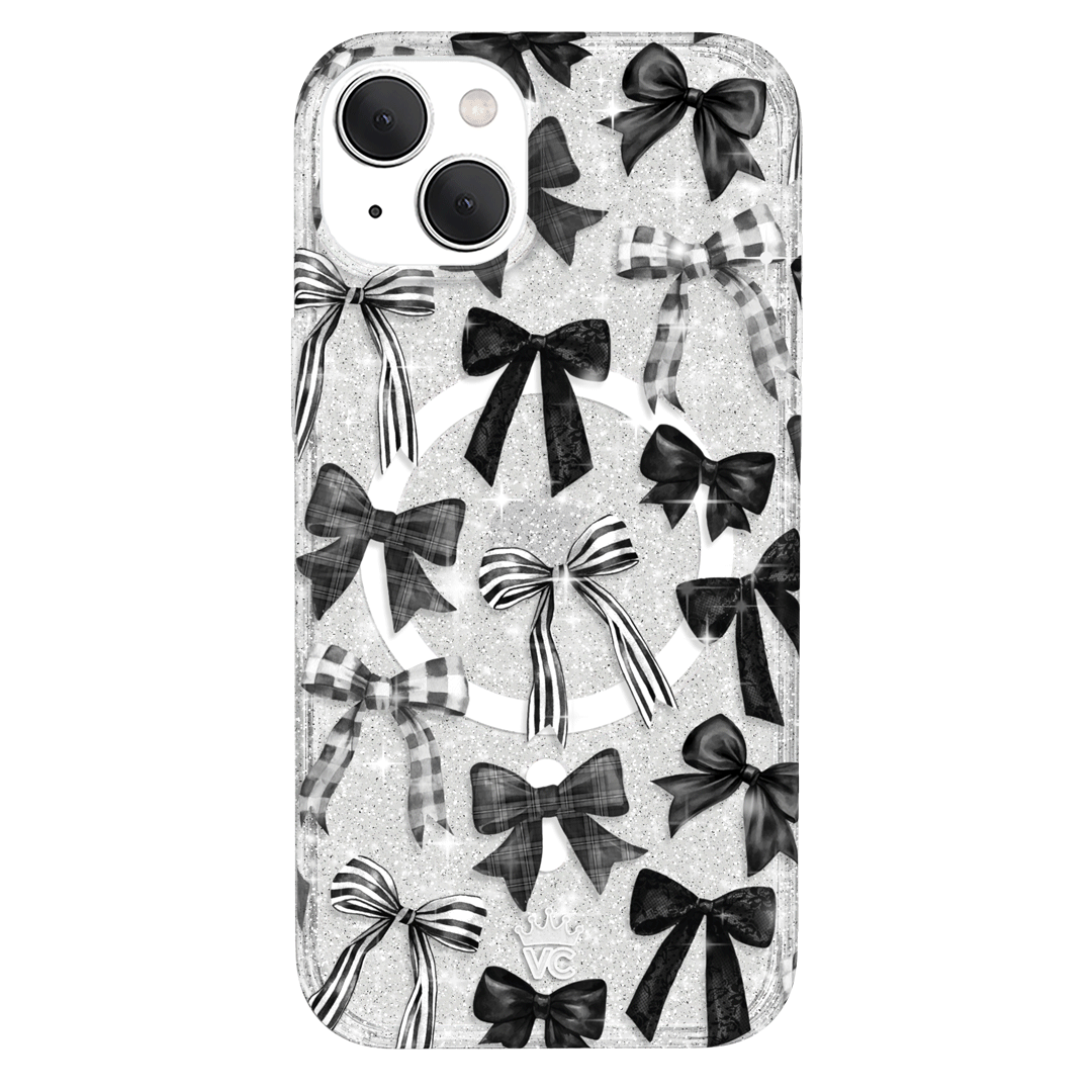 Gothic Bows iPhone Case – Trendy Protective Phone Cover